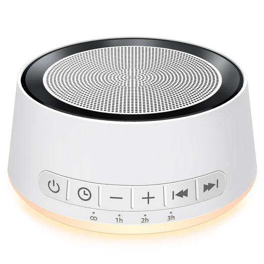 SoundMe máquina de sonido para dormir con luz suave y relajante.