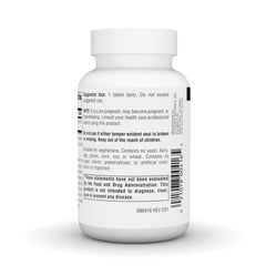 Source Naturals etiqueta nutricional y dirección de fabricación en EE. UU.
