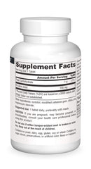 Etiqueta de Source Naturals Ácido R-Lipoico, dosis clara de 100 mg