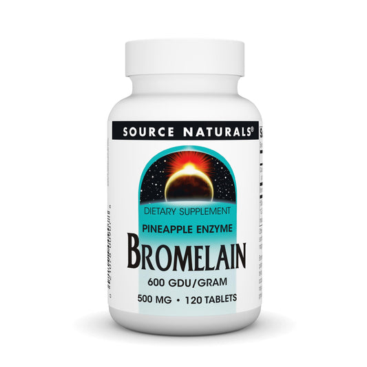 Source Naturals frasco frontal mostrando etiqueta y 120 tabletas, confianza de marca