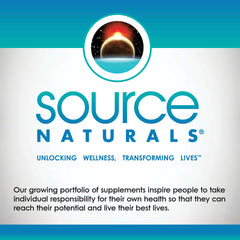 Source Naturals etiqueta con lista de ingredientes y certificaciones, transparencia y confianza
