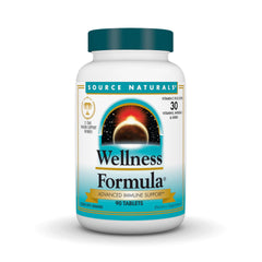 Source Naturals Wellness Formula botella para apoyo inmunitario diario.