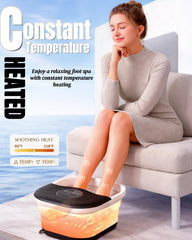 SPA4PIEDS primer plano de los 8 rodillos shiatsu que alivian puntos de presión