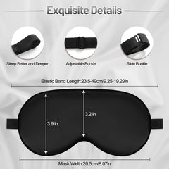 Spacepower máscara seda rosa para viajes y siestas cómodas