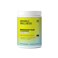 Sparkle Wellness envase frontal mostrando nombre y diseño, confianza visual