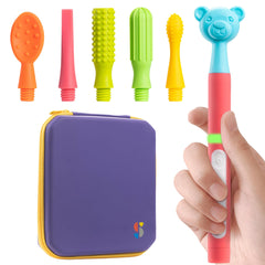 Special Supplies Buzz Buddy frontal rosa mostrando diseño ergonómico y beneficio práctico