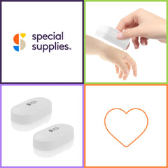 Special Supplies cepillo en escena familiar facilitando tranquilidad y apoyo sensorial