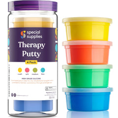 Special Supplies envase frontal muestra colores y beneficios de fortalecimiento