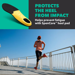 Spenco copa de talón profunda para mayor absorción de impactos