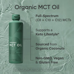 Sports Research MCT añadido a batido proteico realzando consistencia ligera