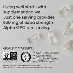 Sports Research etiqueta nutricional con información de 630 mg y ingredientes