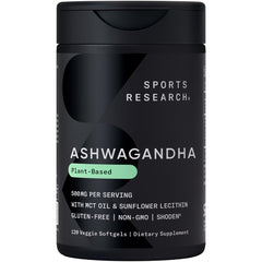 Sports Research botella frontal mostrando diseño y beneficios