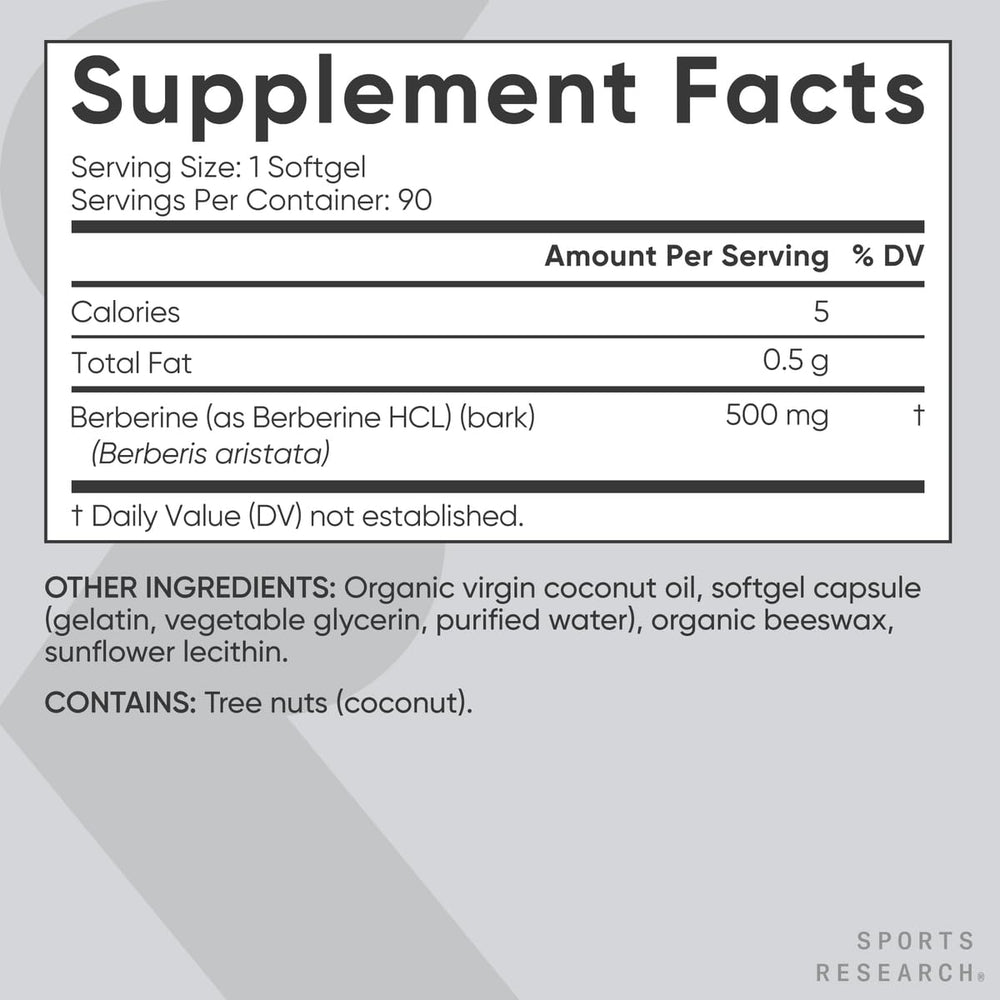 Sports Research softgel en mano para comparar tamaño y conveniencia de uso