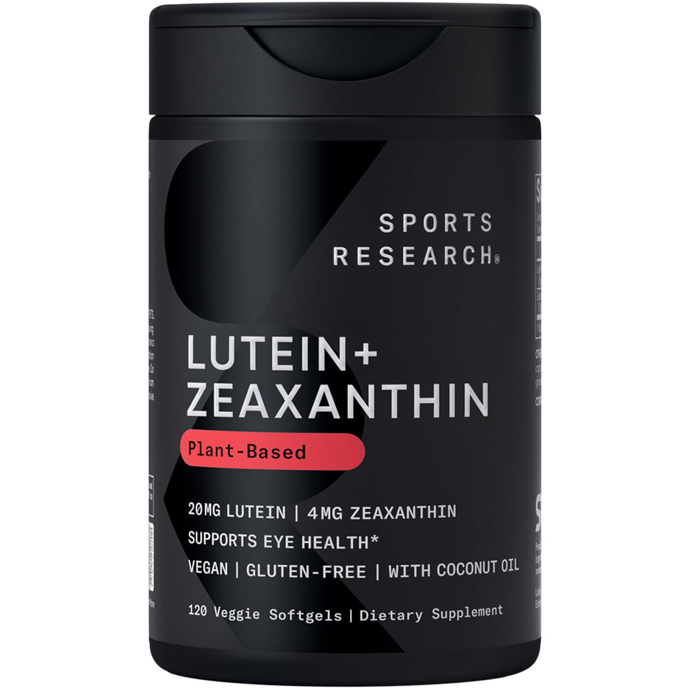 Sports Research frente del envase mostrando cantidad y formato Plantgels, confianza de marca