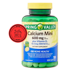 Etiqueta Spring Valley con información nutricional clara y composición de nutrientes
