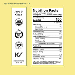 Sprout Living cacao y maca, ingredientes superfoods nutritivos