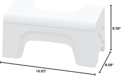 Squatty Potty comparación de tamaño con un objeto cotidiano para visualizar escala y portabilidad