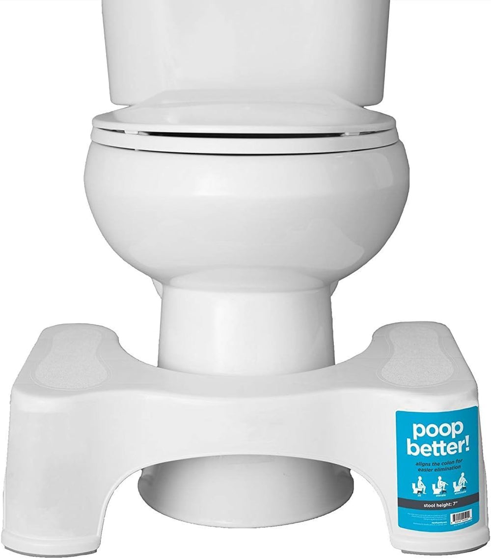 Squatty Potty detalle de textura y superficie fácil de limpiar