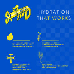 Sqwincher Zero vertido en botella, hidratación rápida y lista para beber
