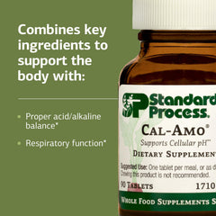 Standard Process Cal-Amo ingredientes naturales para confianza en la fórmula