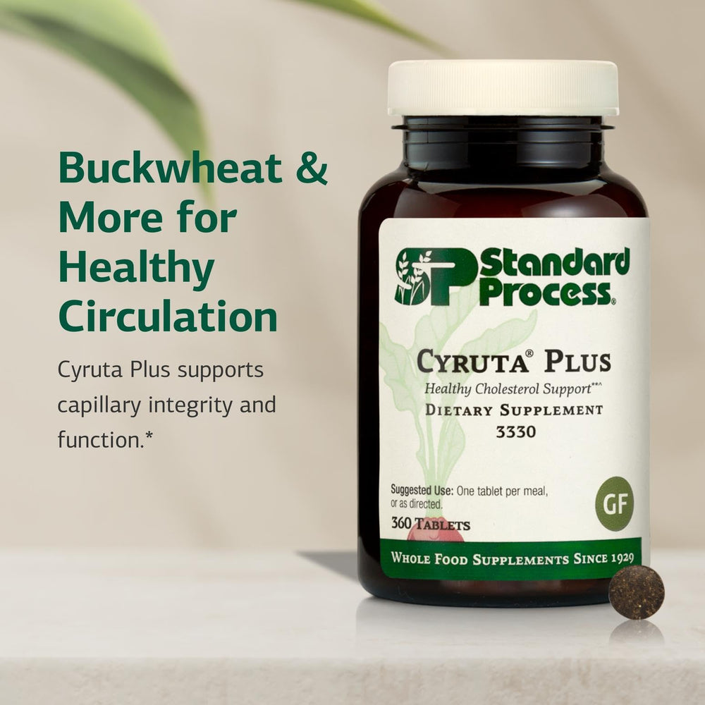 Standard Process Cyruta Plus etiqueta de ingredientes que facilita elección informada