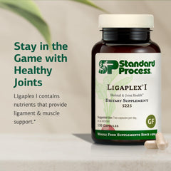 Etiqueta nutricional de Standard Process Ligaplex I con ingredientes clave