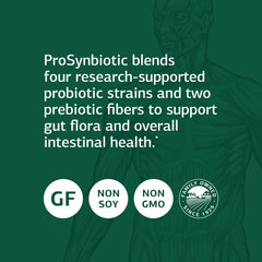 Standard Process ProSynbiotic comparado con una moneda para escala y dosis