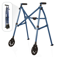 Stander andador frontal mostrando estabilidad y diseño compacto