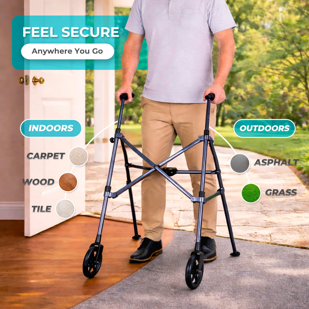 Stander en comparación de tamaño para evaluar portabilidad fácil