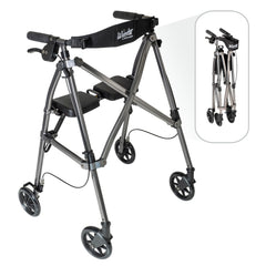 Able Life Stander Space Saver vista frontal mostrando diseño compacto y fácil manejo
