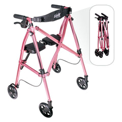 Able Life Comfortably Independent Stander vista frontal del andador compacto y plegado, ideal para ahorrar espacio