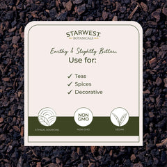 Starwest Botanicals cáscara en infusión mostrando extracción de sabor para tés