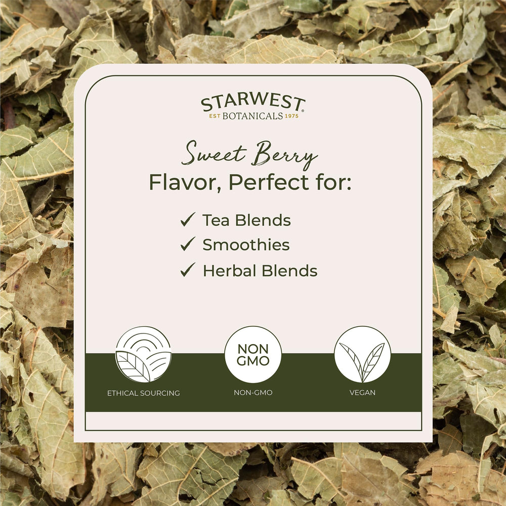 Taza de infusión con hoja de frambuesa Starwest, sabor sin cafeína listo para beber