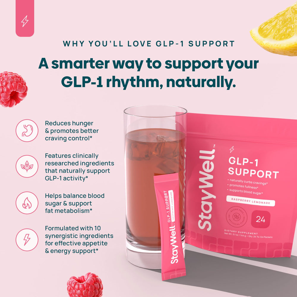 Stay-Well Naturals vaso preparado Raspberry Lemonade listo para beber