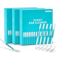 Generic Sticky Ear Cleaning Stick vista frontal del envase mostrando 72 palitos y cajas