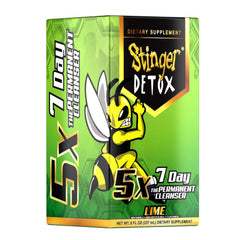 Stinger Detox etiqueta detallada con ingredientes que apoyan respuestas intracelulares