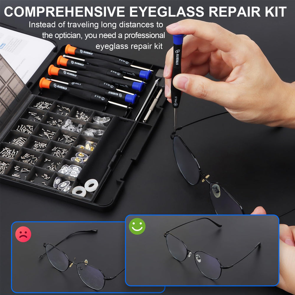 STREBITO destornilladores ergonómicos en mano para un agarre seguro y preciso