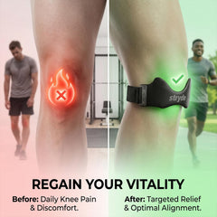 Stryde Strap comparada con regla para mostrar rango de tallas y ajuste