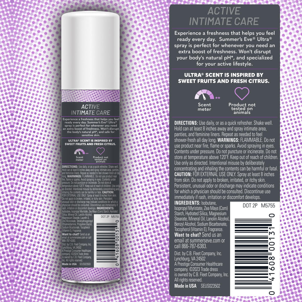 Summer's Eve producto en ambiente cotidiano, transmite confianza y frescura