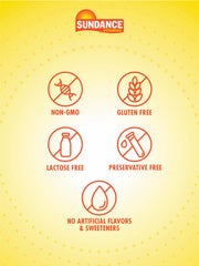 Etiqueta Sundance CoQ10 50 mg indica libre de OGM y gluten