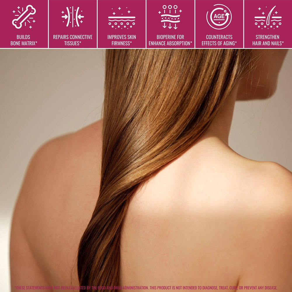 Sundhed Natural Max Collagen Plus C huesos mas fuertes y uñas saludables