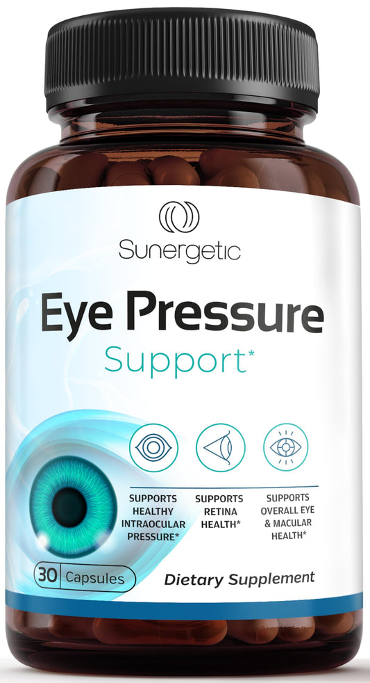Sunergetic Premium Presión Ocular botella: apoyo diario para la salud visual.