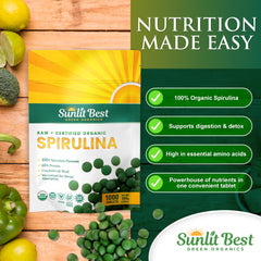 Sunlit Best view del interior del frasco con tabletas accesibles y empaquetado seguro