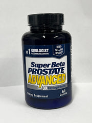 SUPER BETA PROSTATE producto colocado en baño que sugiere comodidad nocturna