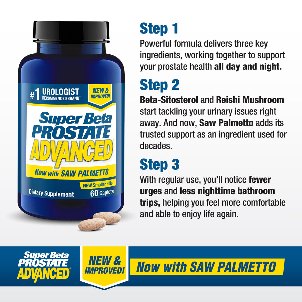 SUPER BETA PROSTATE etiqueta nutricional enfocada en ingredientes clave y dosis