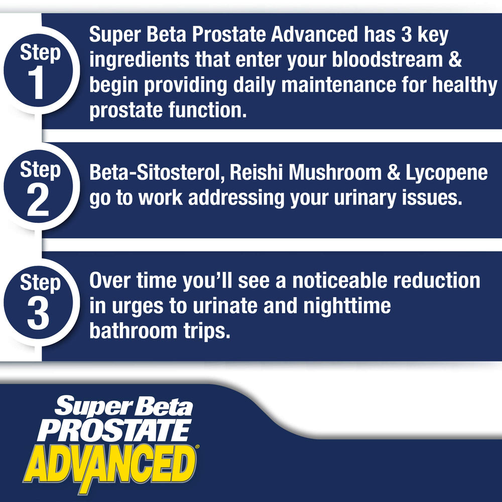 SUPER BETA PROSTATE etiqueta nutricional en foco para revisión de ingredientes