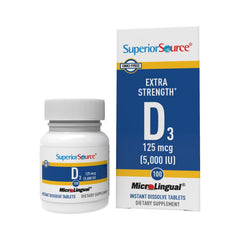 Superior Source envase frontal mostrando diseño y cantidad 100 tabletas, conveniente para almacenamiento