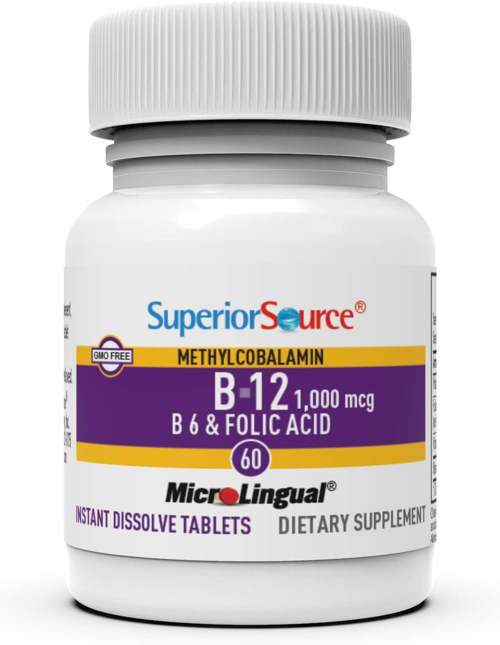Superior Source tableta en mano lista para uso sublingual, práctica y sin inyecciones