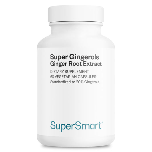 Supersmart jengibre 400 mg en bote, apoyo diario