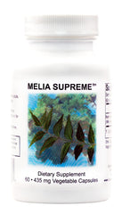 Supreme Nutrition Melia Supreme frontal mostrando el frasco y etiqueta clara